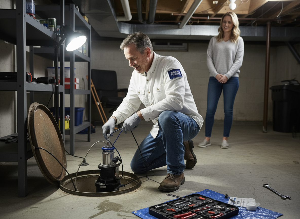 Plumbing maintenance service