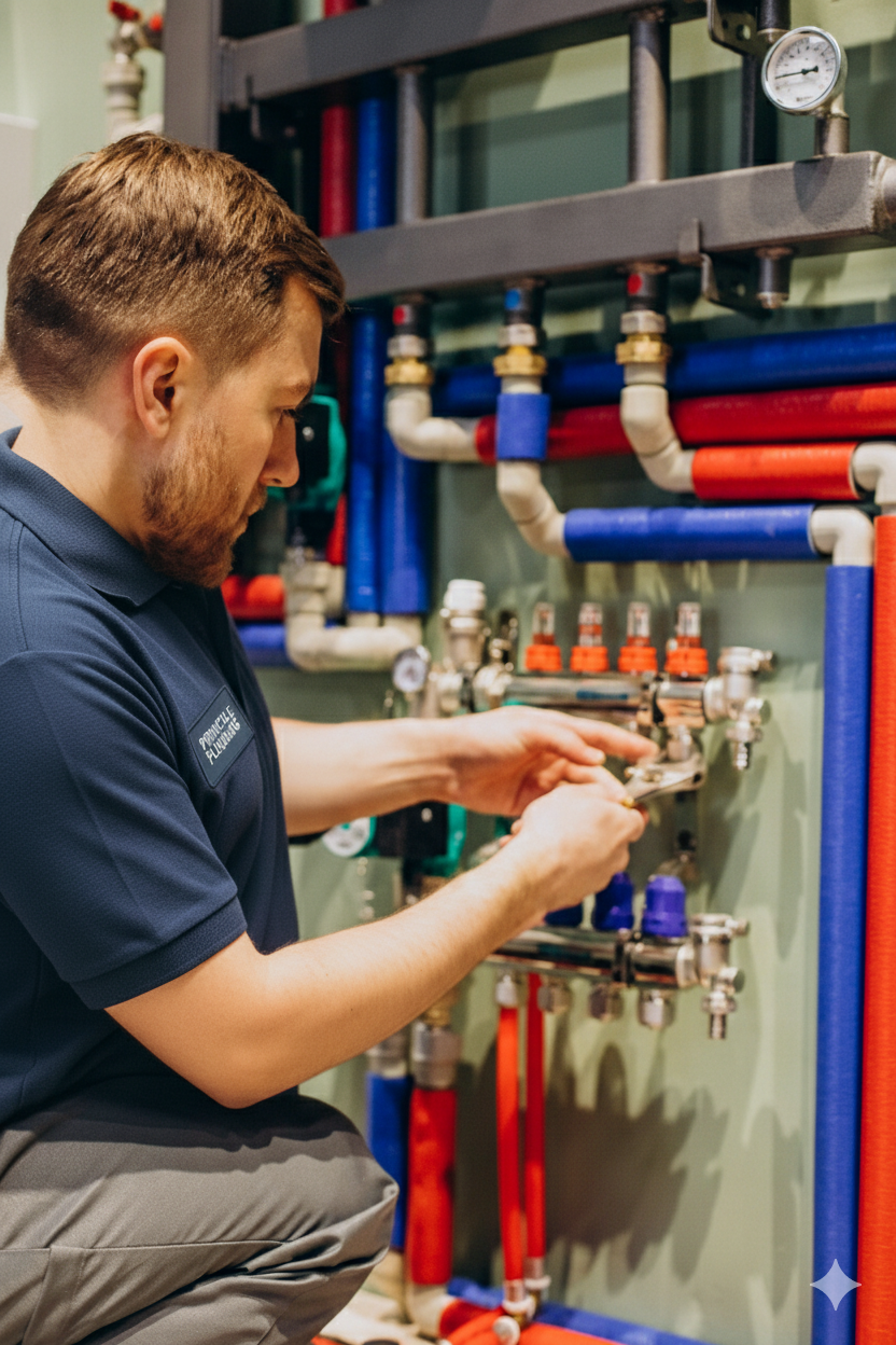 Professional home repiping process